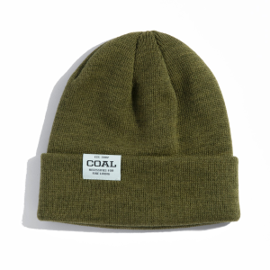 Coal The Uniform Low Beanie Hat 2025 in Green | Acrylic/Polyester