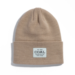 Coal The Uniform Beanie Hat 2025 in Khaki | Acrylic/Polyester