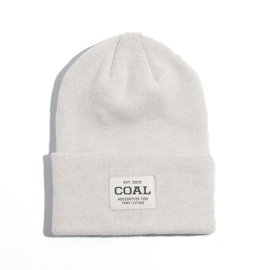 Coal The Uniform Beanie Hat 2025 in White | Acrylic/Polyester
