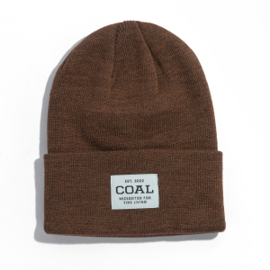 Coal The Uniform Beanie Hat 2025 in Brown | Acrylic/Polyester