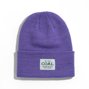 Coal The Uniform Beanie Hat 2025 in Purple | Acrylic/Polyester
