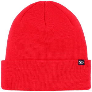 686 Standard Roll Up Beanie Hat 2025 in Red
