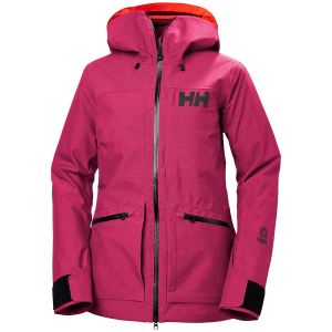 Women's Helly Hansen Powderqueen 3.0 Jacket 2025 in Pink size X-Large | Polyester