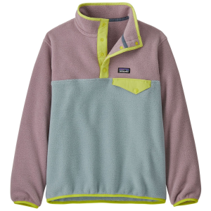 Kid's Patagonia Lightweight Synchilla Snap-T Pullover 2025 in Blue size Medium | Spandex/Polyester