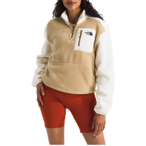 Women's The North Face Yumiori  1/4 Zip 2024 Jacket in Khaki size Large | Polyester