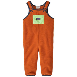 Kid's Patagonia Synch Overalls Toddlers' 2025 Pant in Orange size 3T | Spandex/Polyester
