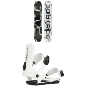 Ride Twinpig Snowboard 2025 - 142 Package (142 cm) + S Womens size 142/S | Nylon/Aluminum/Bamboo