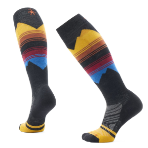Women's Smartwool Targeted Cushion Pattern OTC Socks 2026 in Gold size Small | Nylon/Wool/Elastane