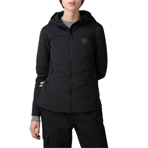 Women's Rossignol Opside Hoodie 2025 in Black size Small | Nylon/Elastane