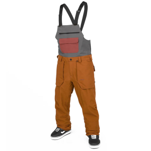 Volcom Roan Bibs Men's 2025 in Brown size X-Small | Neoprene