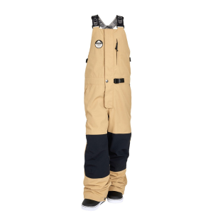 Kid's Airblaster Beast Bibs 2025 Khaki in Tan size Small