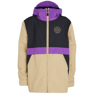 Kid's Airblaster Trencher Full Zip Jacket 2025 in Khaki size X-Small