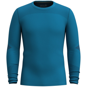 Smartwool Intraknit Thermal Thermal Base Layer Crew Top Men's 2025 in Blue size Small | Wool/Elastane/Polyester