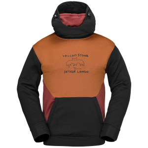 Volcom Hydro Riding Hoodie Men's 2025 in Brown size Small | Polyester