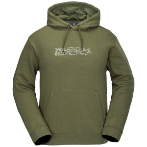 Volcom Essential Hoodie Men's 2025 in Green size Small | Cotton/Polyester