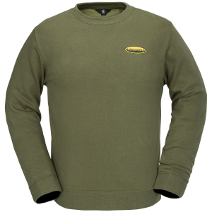 Volcom Essential Crew Men's 2025 in Green size Medium | Cotton/Polyester