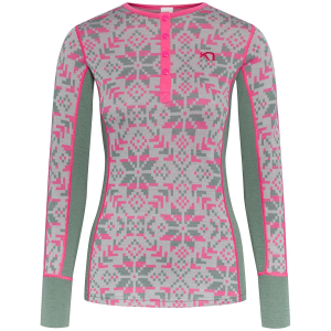 Women's Kari Traa Else Wool Long-Sleeve Top 2025 in Green size X-Small | Wool/Micron