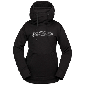 Women's Volcom Riding Hydro Pullover Fleece 2025 in Black size X-Small | Cotton/Polyester