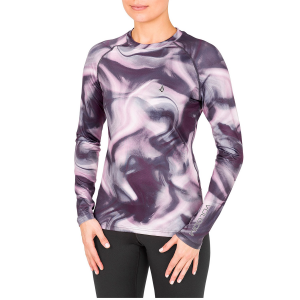Women's Volcom V-Science Crew 2025 in Purple size X-Small | Elastane/Polyester
