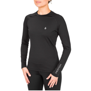 Women's Volcom V-Science Crew 2025 in Black size X-Large | Elastane/Polyester