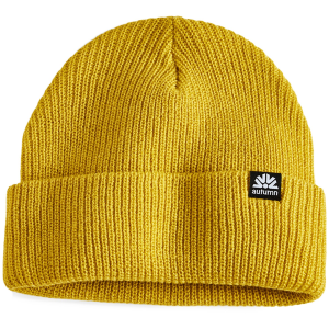 Autumn Simple Beanie Hat 2025 in Yellow