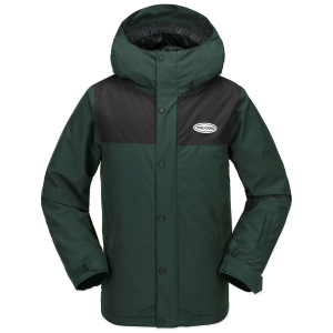 Kid's Volcom Stone.91 Insulated Jacket 2025 in Green size X-Small