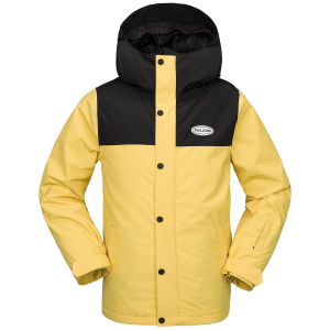 Kid's Volcom Stone.91 Insulated Jacket 2025 in Yellow size Small