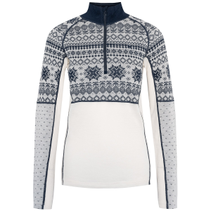 Women's Kari Traa Vilma Half-Zip Top 2025 in White size X-Small | Wool/Micron
