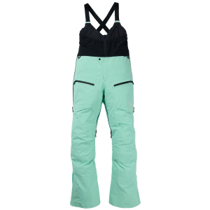 Women's Burton AK GORE-TEX Tusk Pro 3L Hi-Top Bibs 2025 in Green size 2X-Large