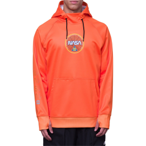 686 Bonded Fleece Pullover Hoodie Men's 2024 in Orange size Large | Polyester