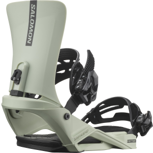 Salomon Rhythm Snowboard Bindings 2025 in Green size Small