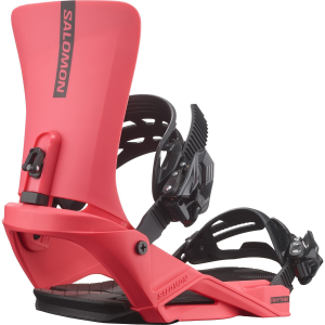 Salomon Rhythm Snowboard Bindings 2025 in Pink size Small