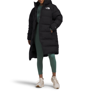 Women's The North Face Nuptse Parka Jacket 2024 in Black size Medium | Nylon/Polyester