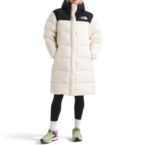 Women's The North Face Nuptse Parka Jacket 2024 in White size Small | Nylon/Polyester
