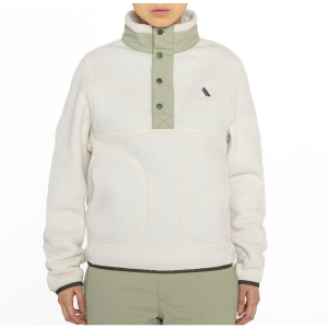 Armada Kenlem Fleece Popover Unisex 2025 in White size Large | Lycra/Polyester