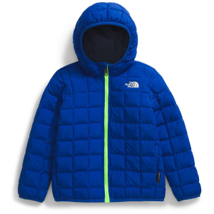 Kid's The North Face Reversible ThermoBall(TM) Hooded Jacket Toddlers' 025 in Blue | Polyester