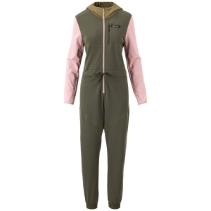 Women's Flylow Sasha Fleece Onesie 2025 Green size Medium | Elastane/Polyester