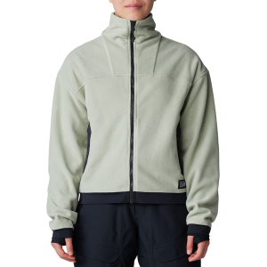 Women's Mountain Hardwear Powder Maven(TM) Fleece Full Zip Jacket 2025 in White size Small | Polyester