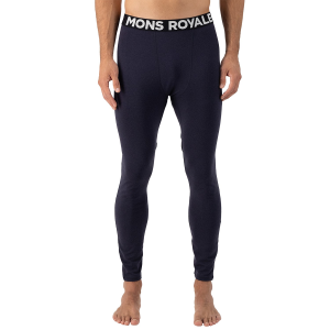 MONS ROYALE Olympus Leggings Men's 2025 in Black size 2X-Large | Wool/Elastane