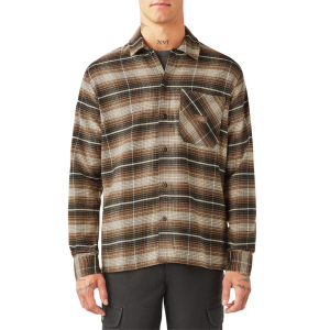 Dickies Forest Check Shirt Men's 2024 in Gray size Small | Cotton