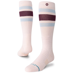 Stance Boyd Mid Wool Snow Socks 2025 in Pink size Small | Nylon/Wool/Elastane