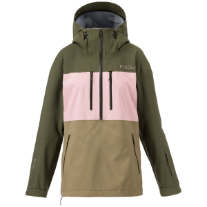 Women's Flylow Lucy Anorak Softshell Jacket 2025 in Green size X-Small | Polyester