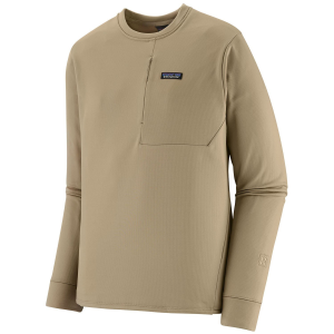 Patagonia R1 Thermal Crew Men's 2025 in Khaki size Small | Spandex/Polyester
