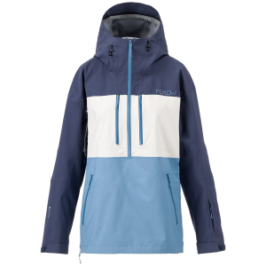 Women's Flylow Lucy Anorak Softshell Jacket 2025 in Blue size X-Small | Polyester