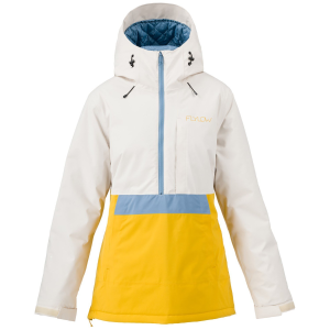 Women's Flylow Sarah Anorak Jacket 2025 in Yellow size Small | Polyester