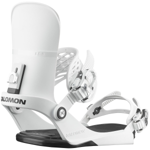 Salomon EDB Snowboard Bindings 2026 in White size Large | Nylon/Aluminum