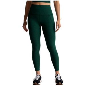 Women's Beyond Yoga Spacedye Out Of Pocket High-Waisted Midi Leggings 2024 in Green size Medium | Lycra/Polyester
