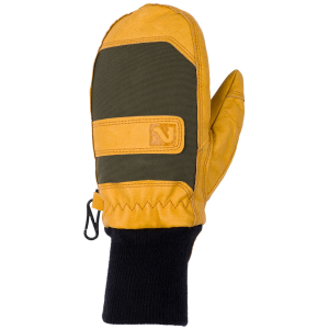 Kid's Flylow Mighty Unicorn Mittens 2025 in Green size Large | Leather/Polyester