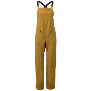 Women's Flylow Foxy Bibs 2025 in Khaki size 12 | Polyester