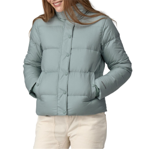 Women's Patagonia Silent Down Jacket 2024 in Blue size Small | Polyester